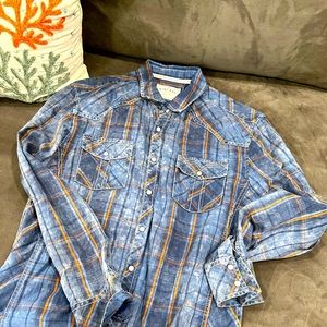 Mens Large BKE Vintage Button Down